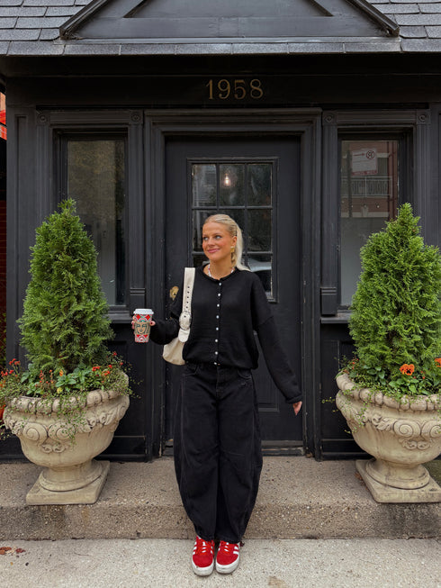 Coco Cutie Cardigan // Black